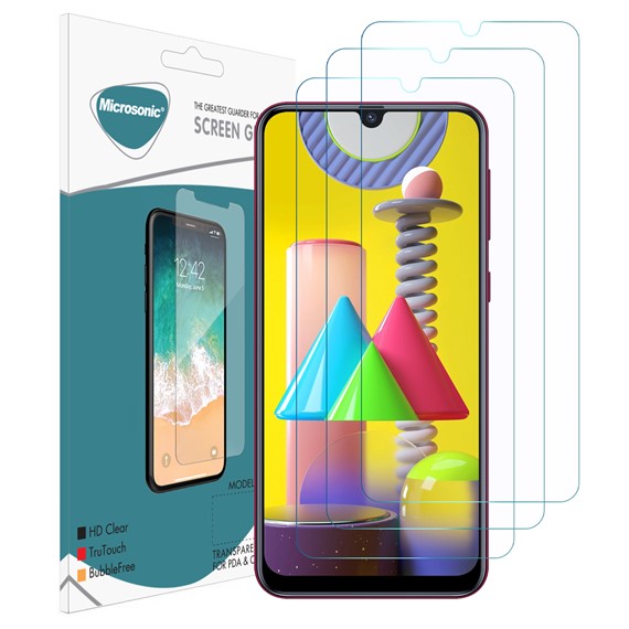Microsonic Samsung Galaxy M31 Ekran Koruyucu Nano Cam 3 lü Paket 1
