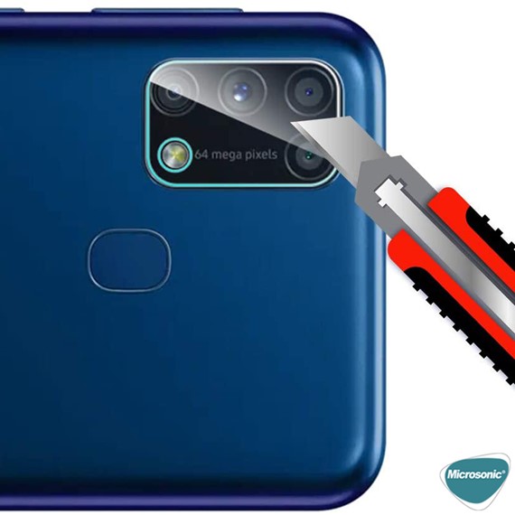 Microsonic Samsung Galaxy M31 Kamera Lens Koruma Camı 3