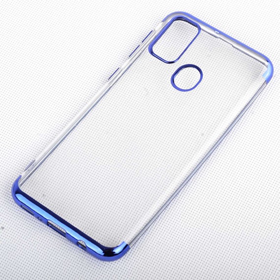 Microsonic Samsung Galaxy M31 Kılıf Skyfall Transparent Clear Mavi 3