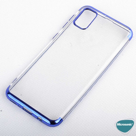 Microsonic Samsung Galaxy M51 Kılıf Skyfall Transparent Clear Mavi 3