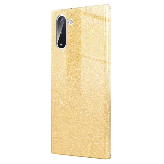 Microsonic Samsung Galaxy Note 10 Kılıf Sparkle Shiny Gold 2