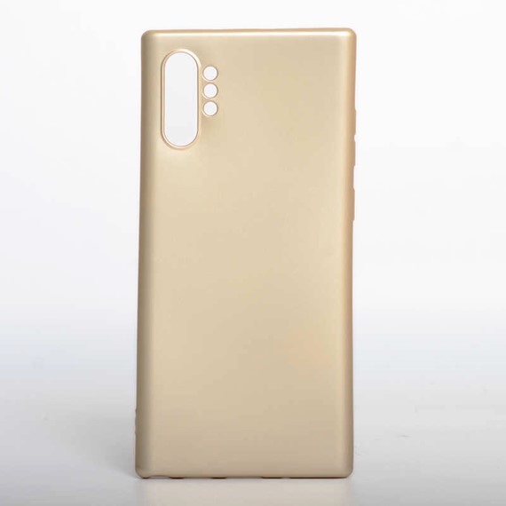 Microsonic Matte Silicone Samsung Galaxy Note 10 Plus Kılıf Gold 3