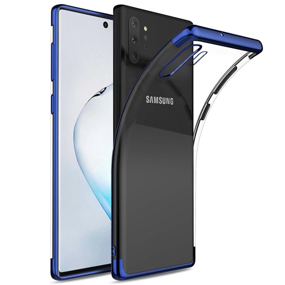 Microsonic Samsung Galaxy Note 10 Plus Kılıf Skyfall Transparent Clear Mavi 1