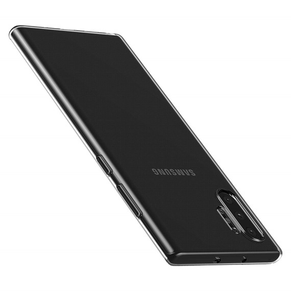 Microsonic Samsung Galaxy Note 10 Plus Kılıf Transparent Soft Beyaz 5