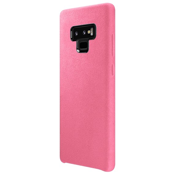 Microsonic Samsung Galaxy Note 9 Kılıf Alcantara Süet Açık Pembe 2