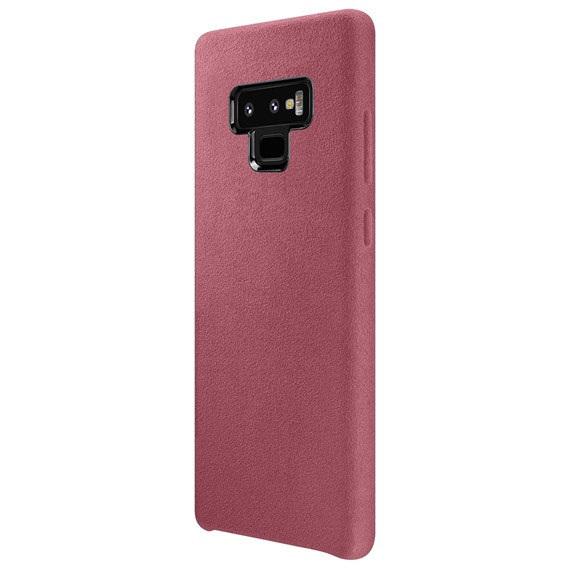 Microsonic Samsung Galaxy Note 9 Kılıf Alcantara Süet Koyu Pembe 2