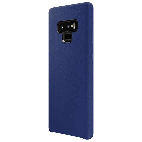 Microsonic Samsung Galaxy Note 9 Kılıf Alcantara Süet Lacivert 2
