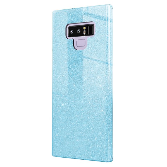 Microsonic Samsung Galaxy Note 9 Kılıf Sparkle Shiny Mavi 2