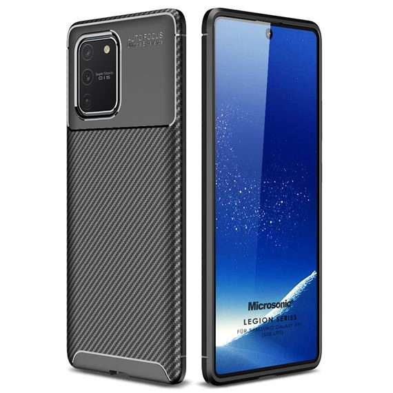 Microsonic Samsung Galaxy S10 Lite Kılıf Legion Series Siyah 1