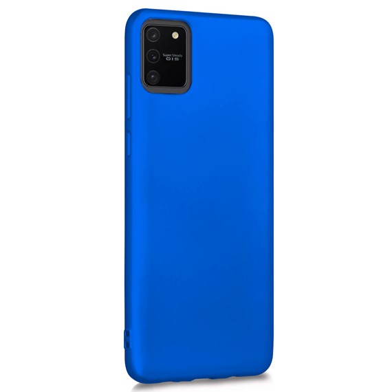 Microsonic Matte Silicone Samsung Galaxy S10 Lite Kılıf Mavi 2