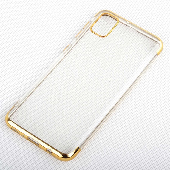 Microsonic Samsung Galaxy S10 Lite Kılıf Skyfall Transparent Clear Gold 3