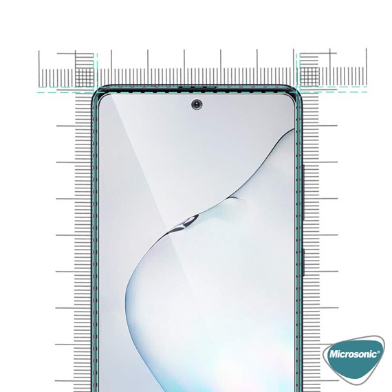 Microsonic Samsung Galaxy S10 Lite Temperli Cam Ekran Koruyucu 4