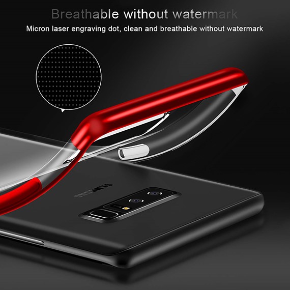 Microsonic Samsung Galaxy S10 Plus Kılıf Skyfall Transparent Clear Siyah 3