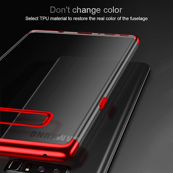 Microsonic Samsung Galaxy S10 Plus Kılıf Skyfall Transparent Clear Siyah 4