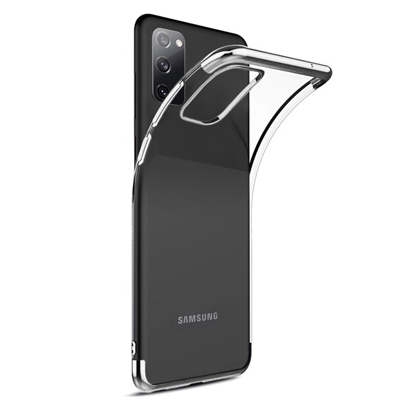 Microsonic Samsung Galaxy S20 FE Kılıf Skyfall Transparent Clear Gümüş 2