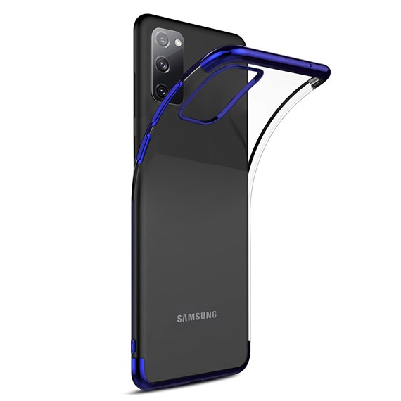 Microsonic Samsung Galaxy S20 FE Kılıf Skyfall Transparent Clear Mavi 2