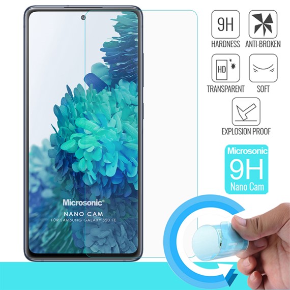 Microsonic Samsung Galaxy S20 FE Nano Glass Cam Ekran Koruyucu 1
