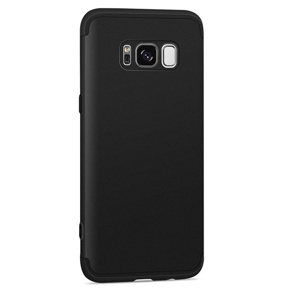 Microsonic Samsung Galaxy S8 Plus Kılıf Double Dip 360 Protective Siyah 2