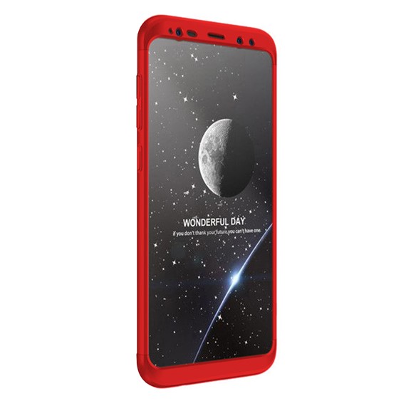 Microsonic Samsung Galaxy S9 Plus Kılıf Double Dip 360 Protective Kırmızı 2