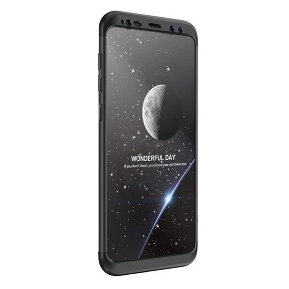 Microsonic Samsung Galaxy S9 Plus Kılıf Double Dip 360 Protective Siyah 2