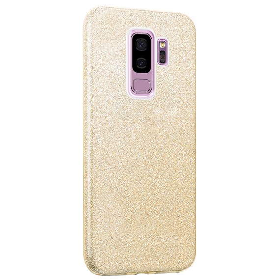 Microsonic Samsung Galaxy S9 Plus Kılıf Sparkle Shiny Gold 2