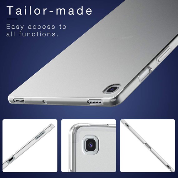 Microsonic Samsung Galaxy Tab S5e 10 5 T720 Kılıf Transparent Soft Siyah 5