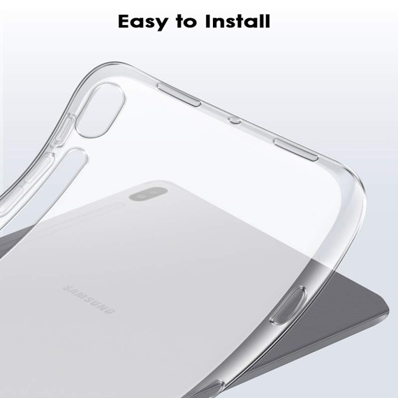 Microsonic Samsung Galaxy Tab S6 10 6 T860 Kılıf Transparent Soft Beyaz 6