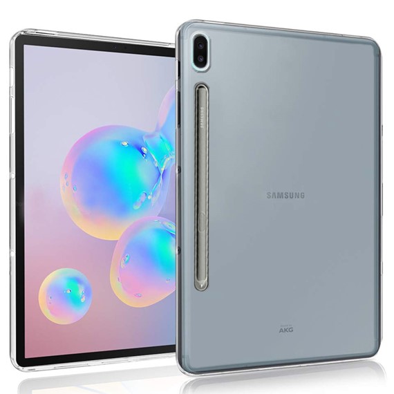 Microsonic Samsung Galaxy Tab S6 10 6 T860 Kılıf Transparent Soft Beyaz 1