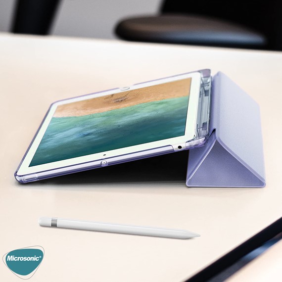 Microsonic Samsung Galaxy Tab A9 Plus Kılıf Origami Pencil Açık Yeşil 4