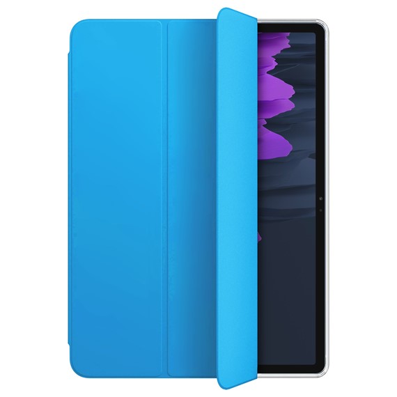 Microsonic Samsung Galaxy Tab S8 X700 Kılıf Slim Translucent Back Smart Cover Mavi 2
