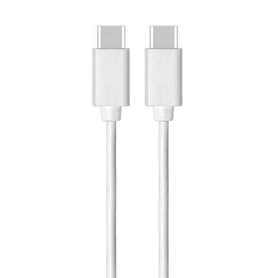Microsonic Type-C to Type-C Kablo iPhone iPad Macbook Typ-C - Typ-C Dönüştücü Kablo Beyaz 1