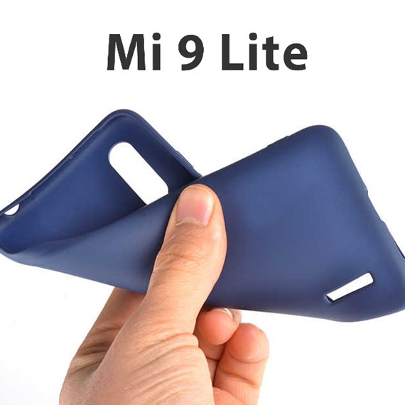 Microsonic Matte Silicone Xiaomi Mi 9 Lite Kılıf Rose Gold 3