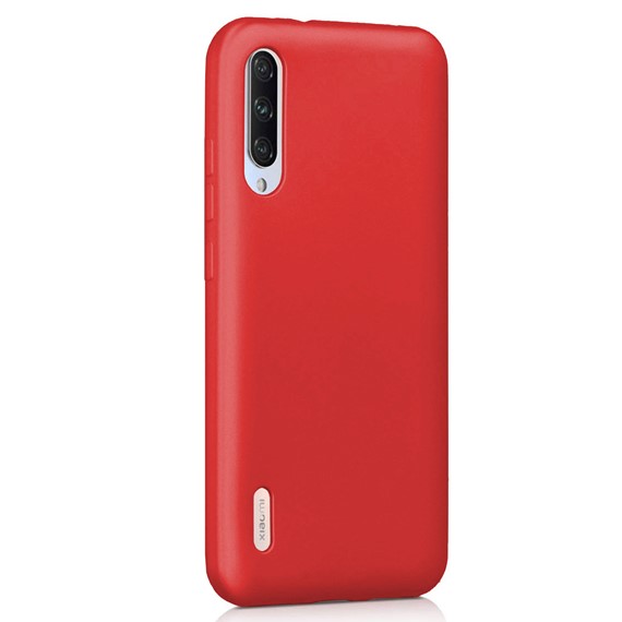 Microsonic Matte Silicone Xiaomi Mi A3 Kılıf Kırmızı 2