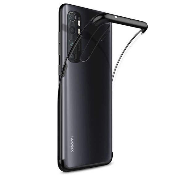 Microsonic Xiaomi Mi Note 10 Lite Kılıf Skyfall Transparent Clear Siyah 2