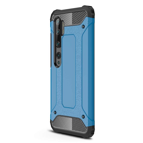 Microsonic Xiaomi Mi Note 10 Pro Kılıf Rugged Armor Mavi 2