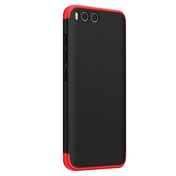 Microsonic Xiaomi Mi Note 3 Kılıf Double Dip 360 Protective Siyah Kırmızı 2