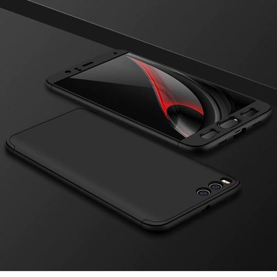 Microsonic Xiaomi Mi Note 3 Kılıf Double Dip 360 Protective Siyah 3