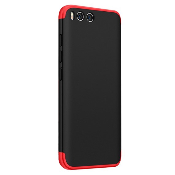 Microsonic Xiaomi Mi6 Kılıf Double Dip 360 Protective Siyah Kırmızı 2