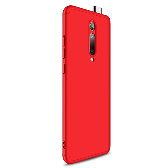 Microsonic Xiaomi Redmi K20 Kılıf Double Dip 360 Protective Kırmızı 2