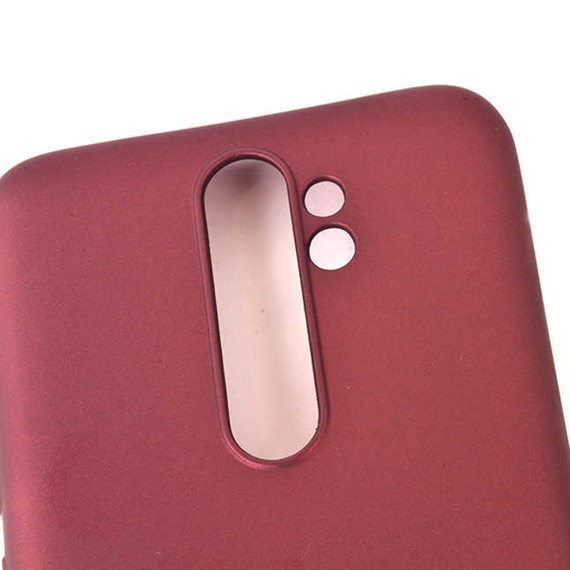 Microsonic Matte Silicone Xiaomi Redmi Note 8 Pro Kılıf Kırmızı 5