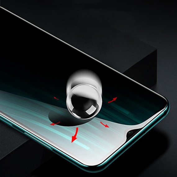 Microsonic Xiaomi Redmi Note 8 Pro Privacy 5D Gizlilik Filtreli Cam Ekran Koruyucu Siyah 4