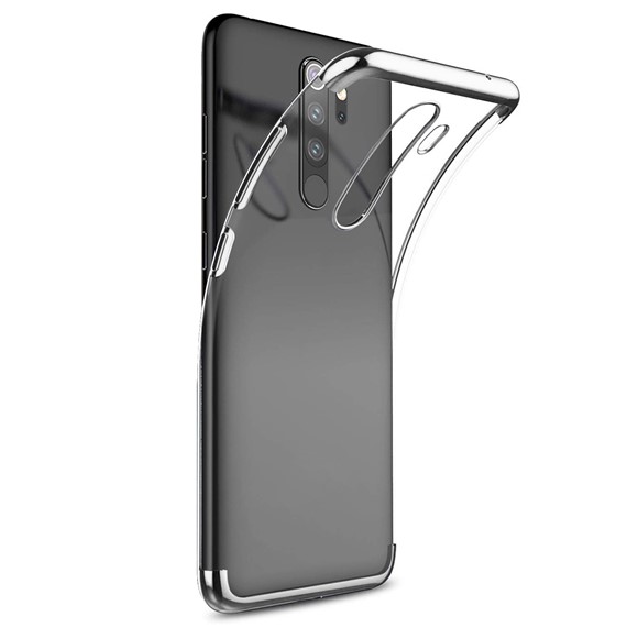 Microsonic Xiaomi Redmi Note 8 Pro Kılıf Skyfall Transparent Clear Gümüş 2