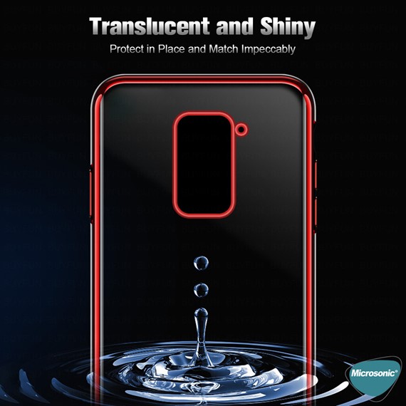 Microsonic Xiaomi Redmi Note 9 Kılıf Skyfall Transparent Clear Mavi 4