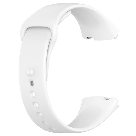 Microsonic Xiaomi Redmi Watch 3 Lite Kordon Silicone Sport Band Beyaz 1
