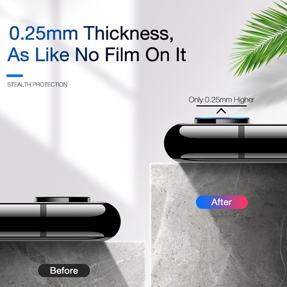 Microsonic Apple iPhone 7 Kamera Lens Koruma Camı 4