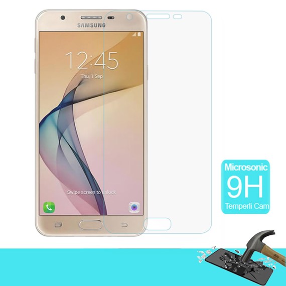 Microsonic Samsung Galaxy J7 Prime 2 Temperli Cam Ekran koruyucu film 1