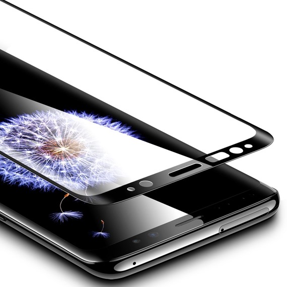 Microsonic Samsung Galaxy S9 Tam Kaplayan Temperli Cam Ekran koruyucu Kırılmaz Film Siyah 2