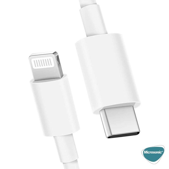Microsonic Apple iPhone 13 Mini Lightning To Type-C 2 in 1 Şarj Seti 2