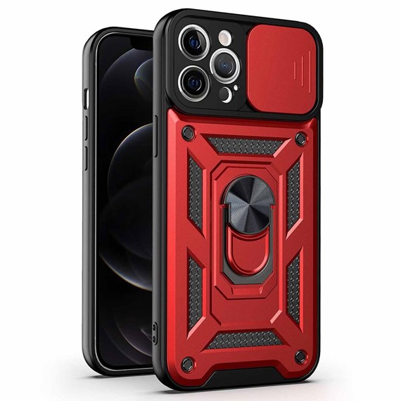 Microsonic Apple iPhone 12 Pro Kılıf Impact Resistant Kırmızı 1