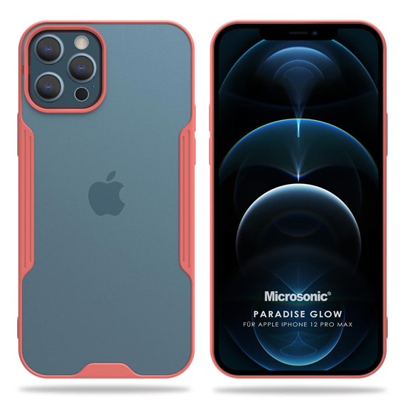 Microsonic Apple iPhone 12 Pro Max Kılıf Paradise Glow Pembe 1